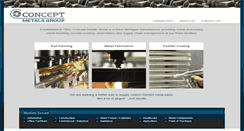 Desktop Screenshot of conceptmetalsgroup.com